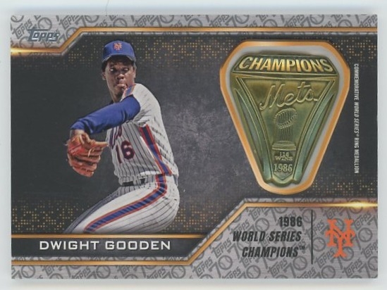 Dwight Gooden 2021 Topps Commemorative World Series Ring Relic Card #16/70